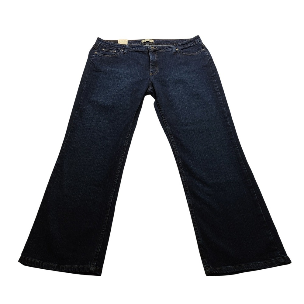 Riders by Lee Instantly Slim You Women's Straight Leg Jeans Antique Dark 18P NWT